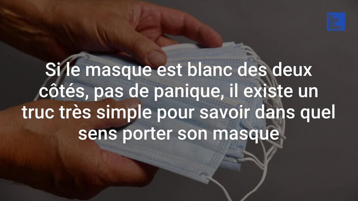 Covid-19 : dans quel sens doit-on porter le masque chirurgical ?