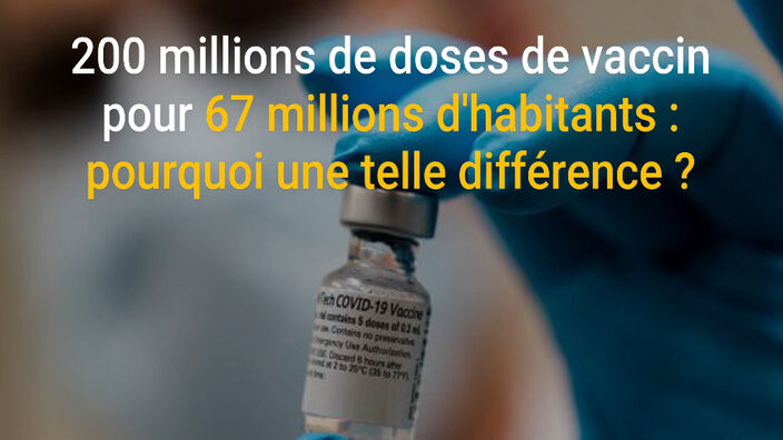 200 millions de doses de vaccin contre le Covid-19 pour 67 millions d'habitants : pourquoi une telle marge ?