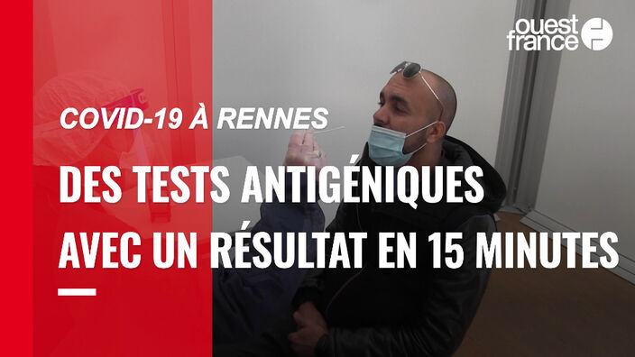 Covid-19. Les tests antigéniques avec résultat en 15 minutes: "C'est génial"