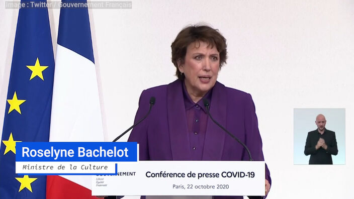 La Ministre de la culture Roselyne Bachelot présente un plan de 115 millions d’euros pour aider la culture