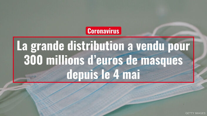 La grande distribution a vendu pour 300 millions d’euros de masques depuis le 4 mai