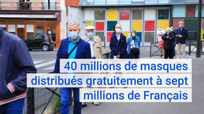 40 millions de masques seront distribués gratuitement à sept millions de Français d'après Olivier Veran