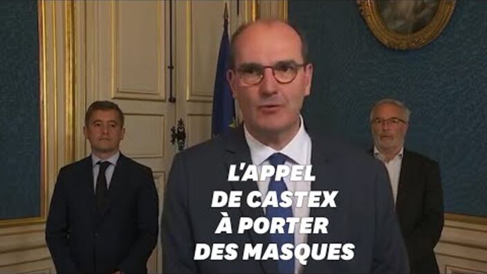 Castex appelle à porter des masques pour se prévenir d'une "éventuelle" deuxième vague