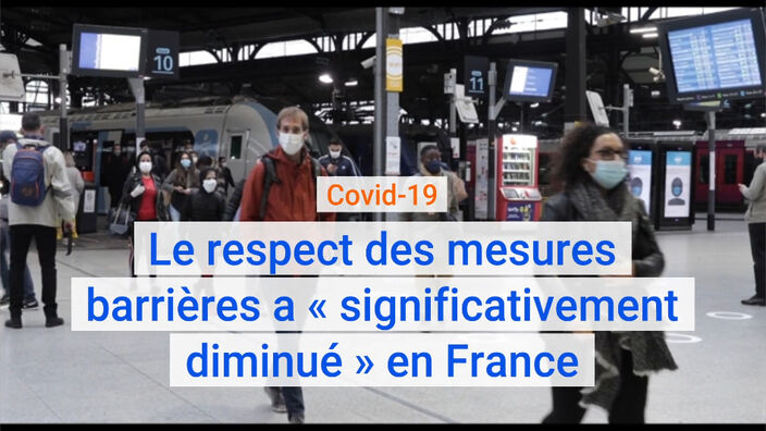 Covid-19 : le respect des mesures barrières a « significativement diminué » en France