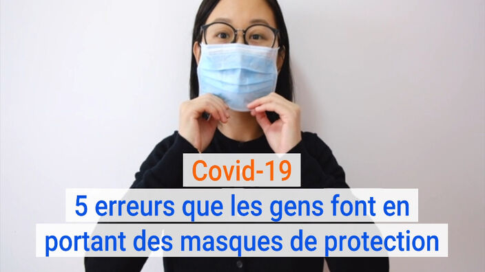 5 erreurs que les gens font en portant des masques de protection