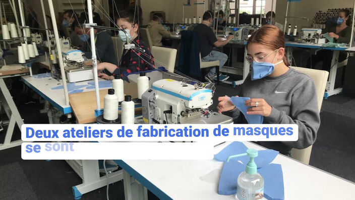 Deux ateliers de fabrication de masques en fonction dans le Montreuillois