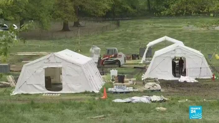 Covid-19 aux États-Unis : l'hôpital de campagne de Central Park ferme, un autre ouvre à Washington