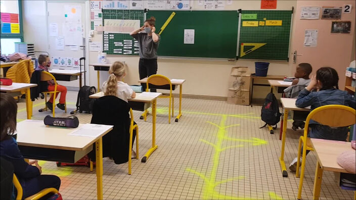 Douai : reprise des cours dans les écoles de la ville après le confinement