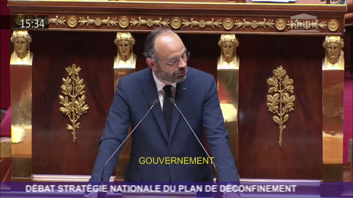 Coronavirus Covid-19 : le premier ministre Edouard Philippe explique le déconfinement par département