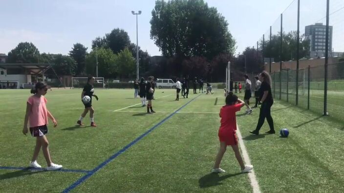 À Loos, un entraînement spécial pour les gardiennes de foot