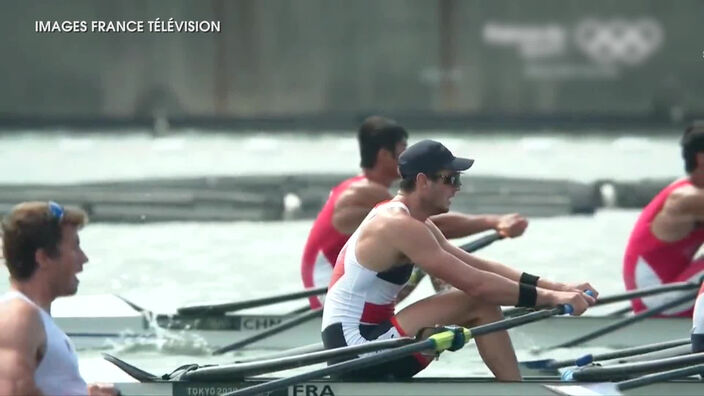 JO: La France décroche sa 3e médaille d'or en aviron