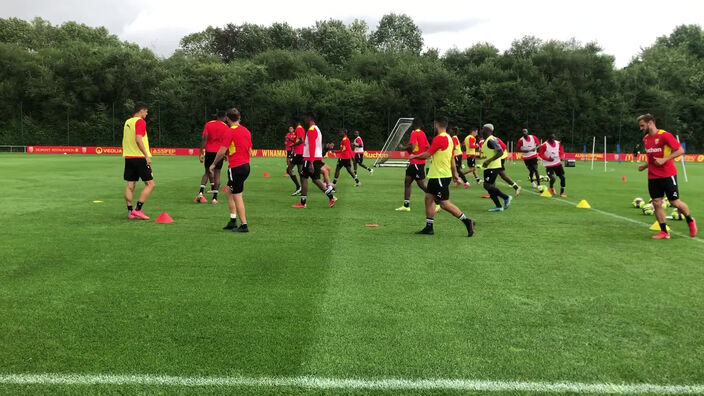 RC Lens : les premières images de Przemyslaw Frankowski à l'entraînement