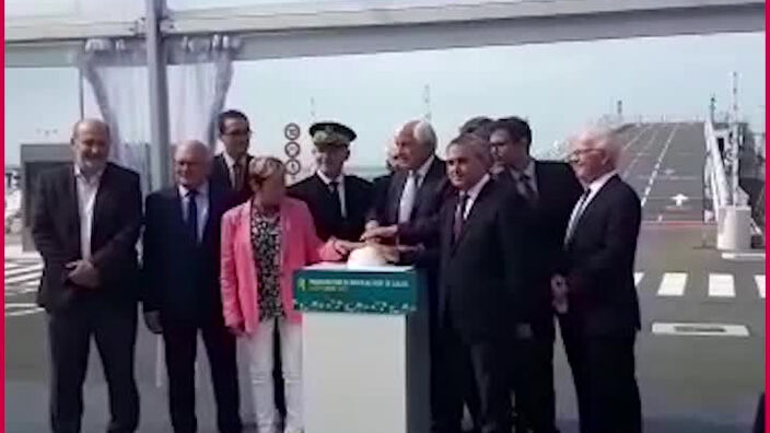 Calais : le port officiellement inauguré