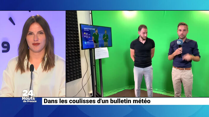 Noham dans les coulisses d'un bulletin météo