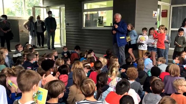 Cysoing : Yann Arthus-Bertrand de retour à l’école qui porte son nom