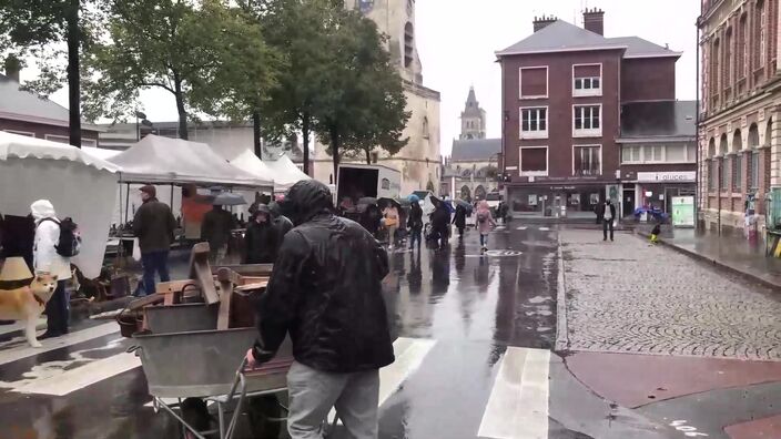 Amiens : Une Grande Réderie sous la pluie