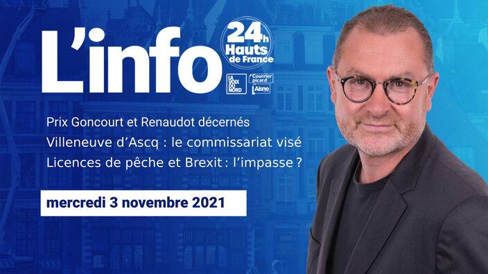 Le JT des Hauts-de-France du mercredi 3 novembre 2021