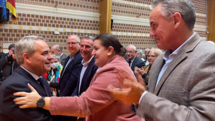 Xavier Bertrand à Marck sur le thème de l'immigration