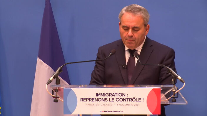 Immigration : 2 mesures d'urgence pour Xavier Bertrand