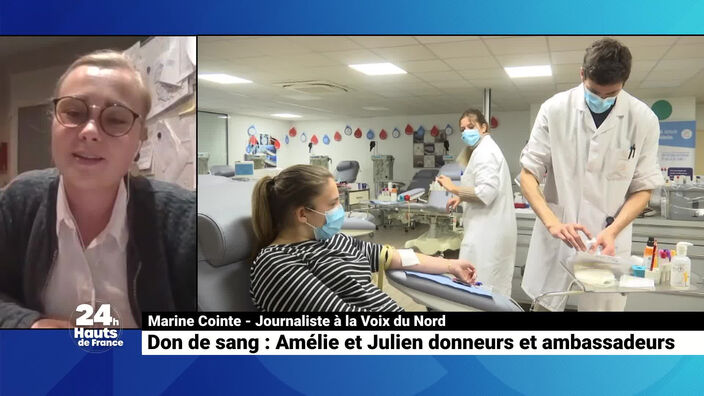Don de sang : Amélie et Julien, donneurs et ambassadeurs