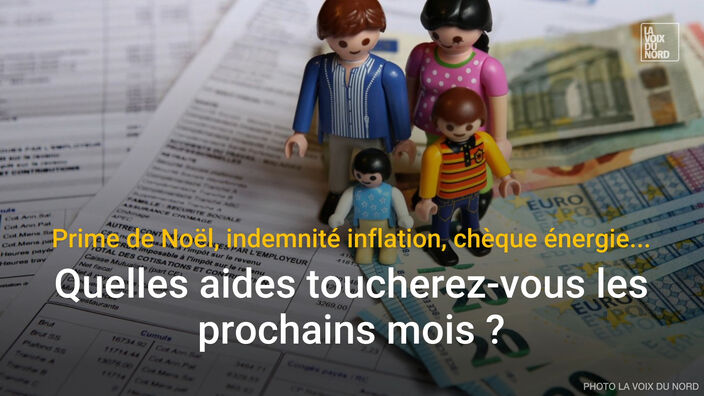 Prime de Noël, indemnité inflation, chèque énergie... quelles aides toucherez-vous les prochains mois ? 