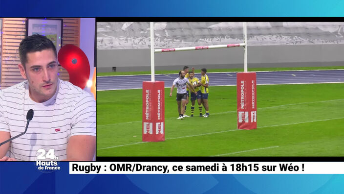 Rugby : OMR vs Drancy ce samedi à 18h15 en direct sur Wéo