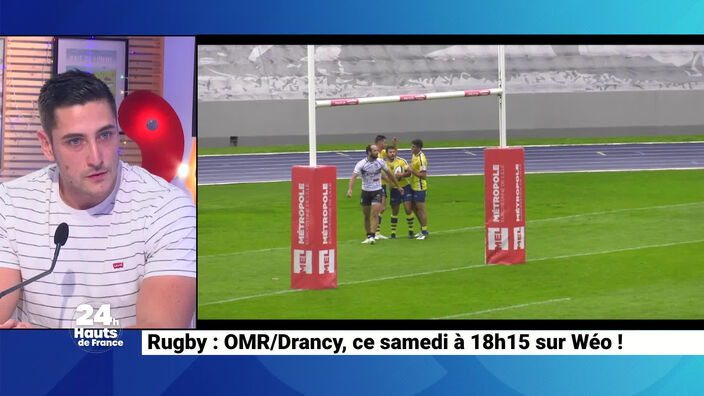 Rugby : OMR vs Drancy ce samedi à 18h15 en direct sur Wéo