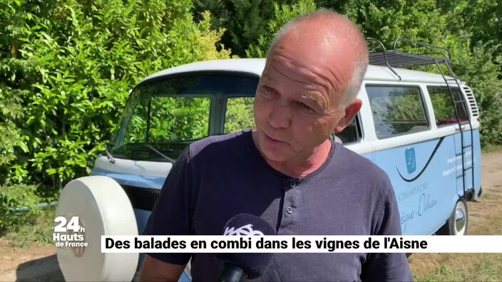 Des balades en combi dans les vignes de l’Aisne