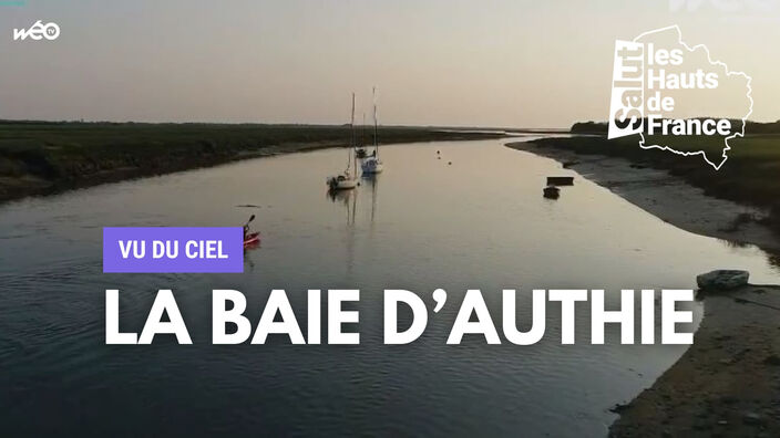 Vu du ciel : la baie d’Authie 