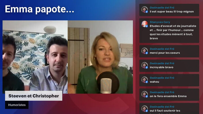 Emma papote...  avec Steeven et Christopher, humoristes