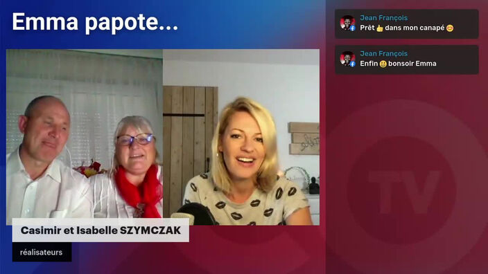 Emma papote avec Casimir et Isabelle Szymczak !