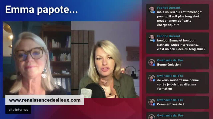 Emma Papote avec Nathalie VANWYNSBERGHE, indépendante