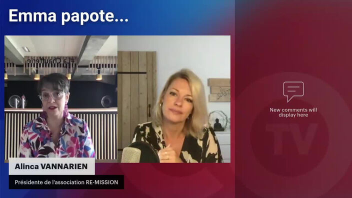 Emma Papote avec Alinca VANNARIEN, Présidente de l'association RE-MISSION