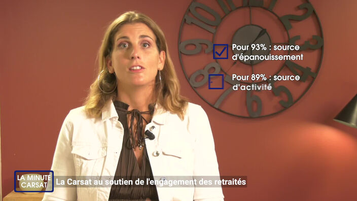 La minute Carsat - Bien vieillir - l'engagement des retraités