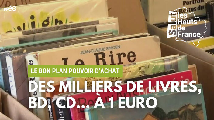 Des milliers de livres, BD, CD et vinyles… à 1 euro