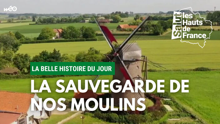 Le Steenmeulen, le seul moulin à vent en briques encore en activité