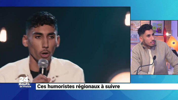 Mahé et Ilyes Djadel, deux humoristes de la région.