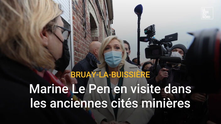 Bruay : Marine Le Pen en visite dans les cités minières