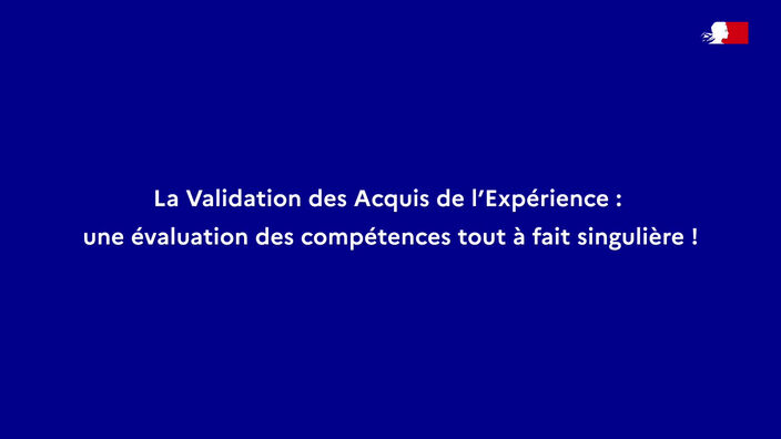 VAE : une évaluation des compétences singulière !