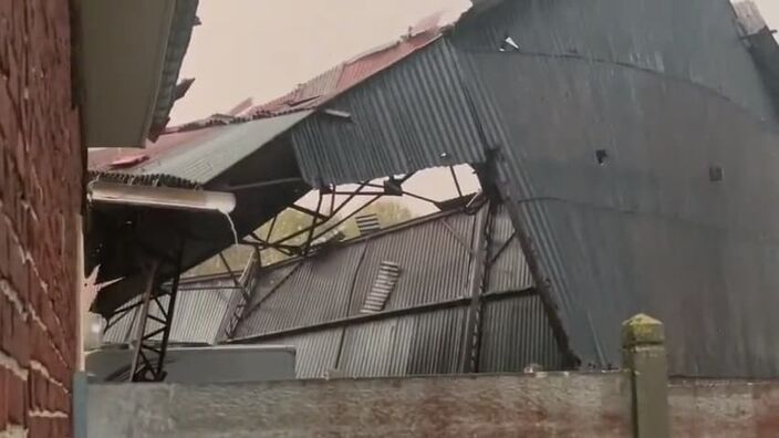 Spectacle de désolation après la tornade à Bihucourt