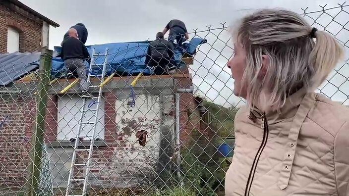 Bihucourt : Magali témoigne, une partie de sa maison est touchée suite à la tornade