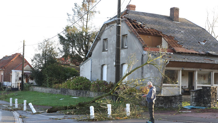 Tornade sud Bapaume : des habitants choqués, des dégâts impressionnants