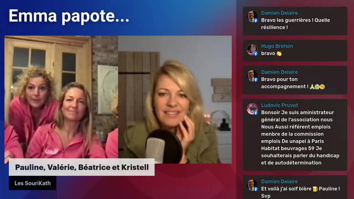 Emma papote avec Pauline TIERNY, Présidente de l'association SOURIKATH