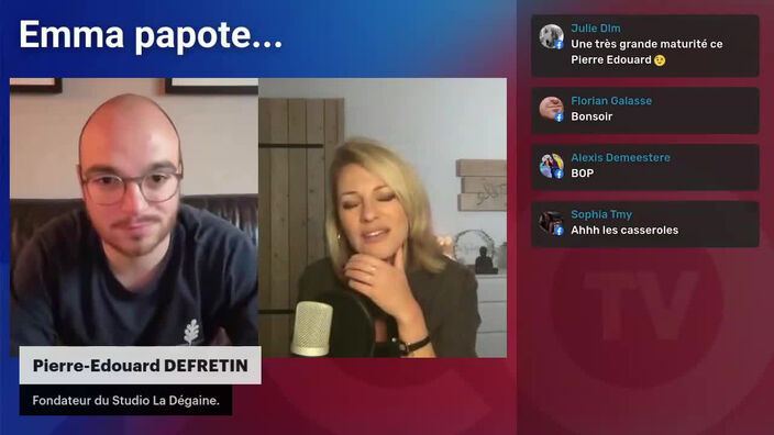 Emma papote avec Pierre-Edouard DEFRETIN, fondateur du studio la Dégaine