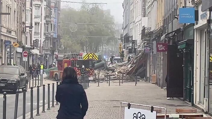 Lille : un immeuble en travaux s’effondre rue Pierre Mauroy