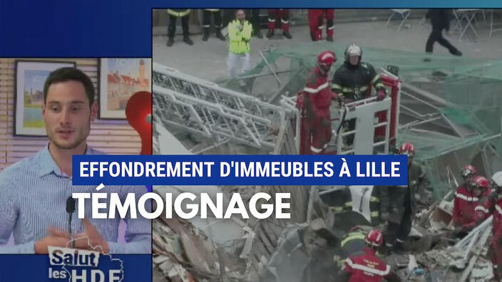 Effondrement d’immeubles à Lille : au plus près du drame