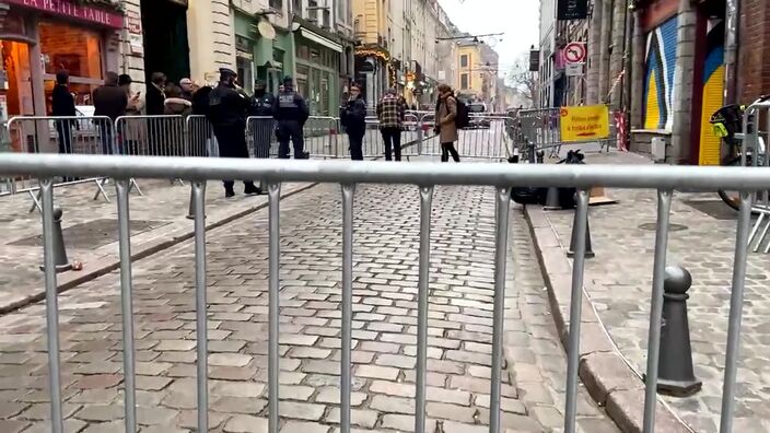 Lille : la rue de la Monnaie fermée