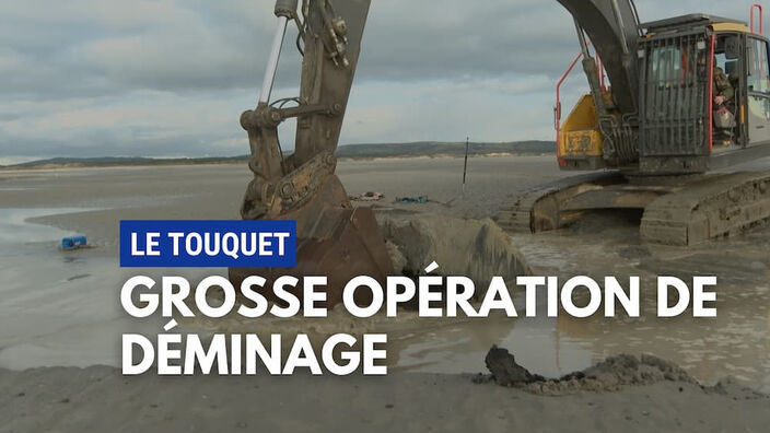 Opération de déminage : le Touquet confiné