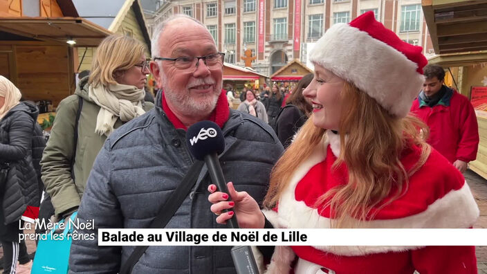 La mère Noël prend les rênes du Village de Noël de Lille 