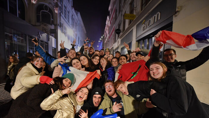 Les Bleus en finale : la métropole lilloise fait la fête